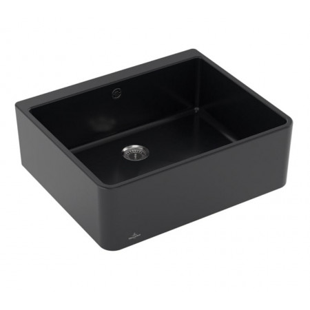 Villeroy & Boch Farmhouse 60 X zlew ceramiczny 595 x 500 x 200 mm Pure Black