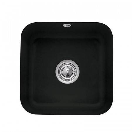 Villeroy & Boch Cisterna 50 zlewozmywak podblatoowy 445 x 445 mm Pure Black