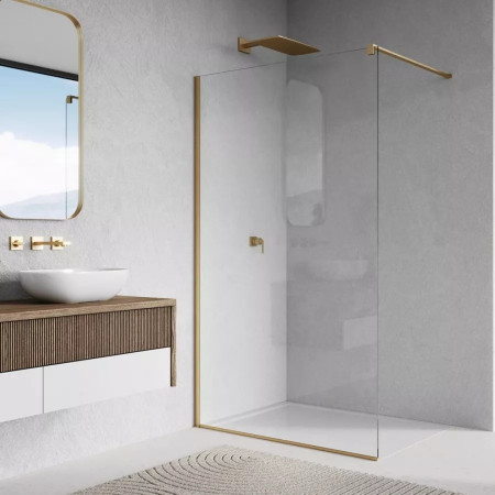 Sanswiss Walk-In Easy 1100X2000 Złoto Szczotkowane 07