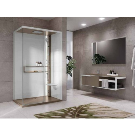Novellini Glax 2.0 kabina z hydromasażem 120x80 prawa bat nech.hydro corda