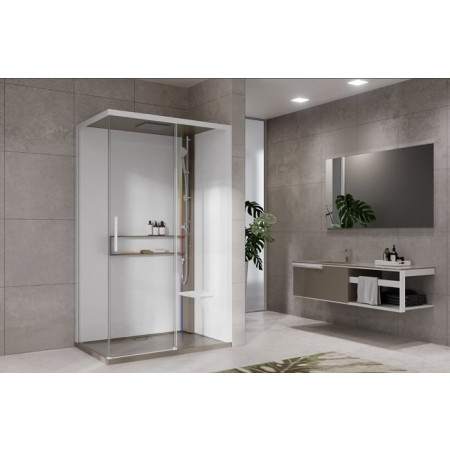 Novellini Glax 2.0 kabina z hydromasażem 120x80 prawa bat nech.hydro plus corda