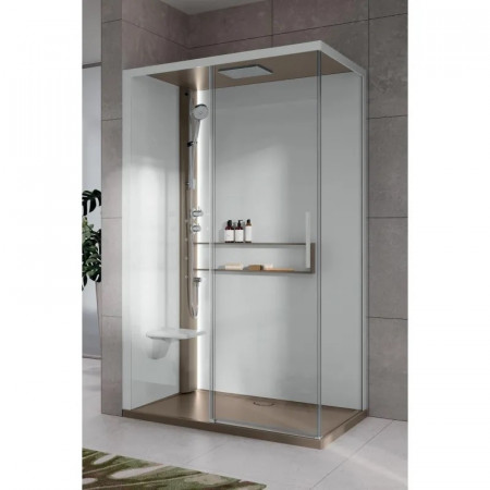 Novellini Glax 2.0 kabina z hydromasażem 120x80 lewa bat term.hydro plus corda