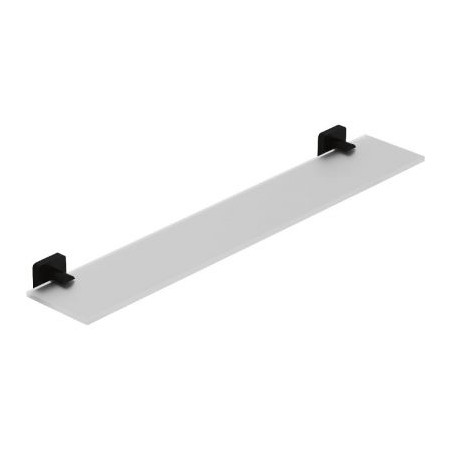 Kludi Vela S półka szklana, L = 600 mm czarny mat