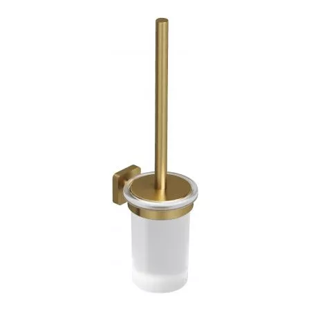 Kludi Vela S zestaw ze szczotką do WC Brushed Gold