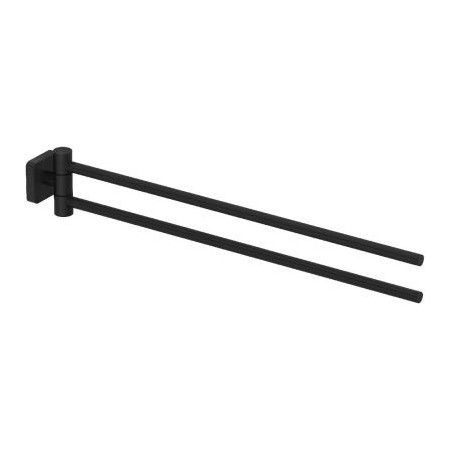 Kludi Vela S wieszak na ręcznik, L = 430 mm czarny mat