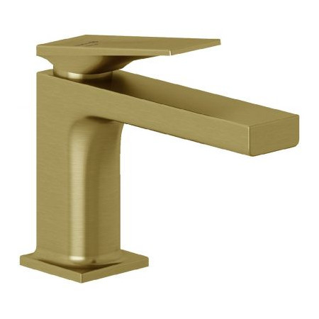 Kludi Decus bateria umywalkowa 85, zestaw odpływowy PUSH-OPEN, EcoPlus Brushed Gold