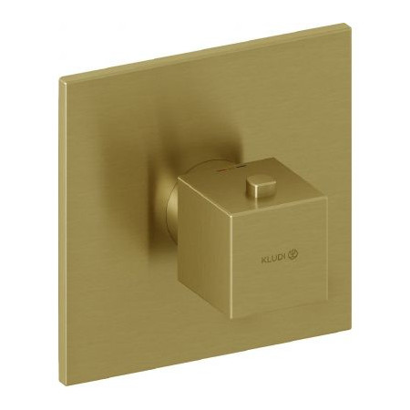 Kludi Decus Podtynkowa bateria natryskowa z termostatem, bez zaworu odcinającego, do 88022 Brushed Gold