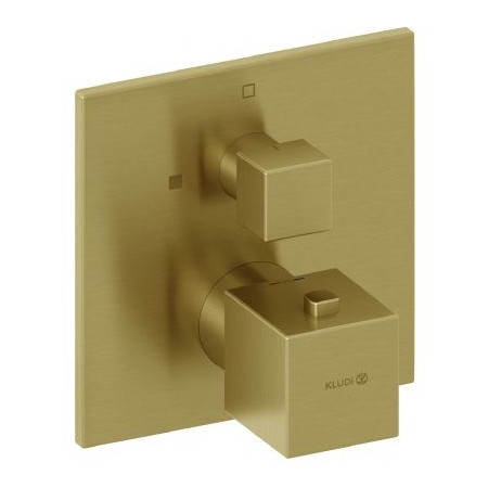 Kludi Decus Podtynkowa bateria natryskowa z termostatem, do 88022 Brushed Gold