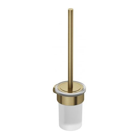 Kludi Vela R zestaw ze szczotką do WC Brushed Gold