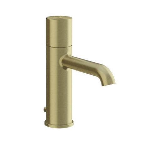 Gessi Habito Bateria umywalkowa z odpływem i przyłączami elastycznymi Brass Brushed PVD