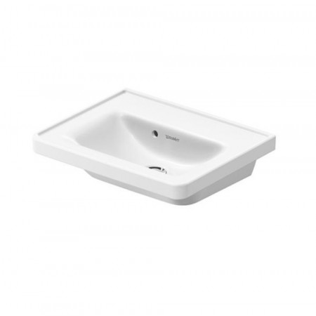 Duravit Handrinse/furn.hrb 50cm D-Neo white w.of,w.tp,w/o.th,underneath glazed