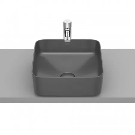 Roca Inspira Square Umywalka nablatowa FINECERAMIC 37x37 cm onyx - 819569_O1