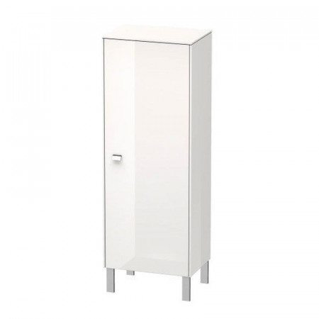 Duravit Brioso Szafka łazienkowa półsłupek, drzwi prawe, indywidualna biały wysoki połysk/chrom - 841214_O1