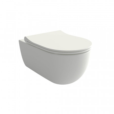 Hushlab Colori d` Italia Miska WC wisząca w zestawie z deską wolnoopadającą biały mat 54 cm - 858420_O1