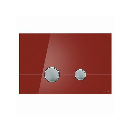 Cersanit przycisk stero szkło czerwone - 762796_O1