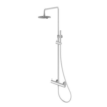 Kohlman Axel Zestaw prysznicowy ścienny z deszczownicą 20 cm chrom - 831998_O1