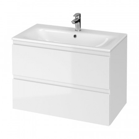 Cersanit Moduo Zestaw łazienkowy umywalka z szafką 80 cm biały - 840662_O1