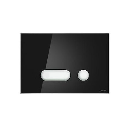 Cersanit przycisk intera szkło czarne - 762849_O1