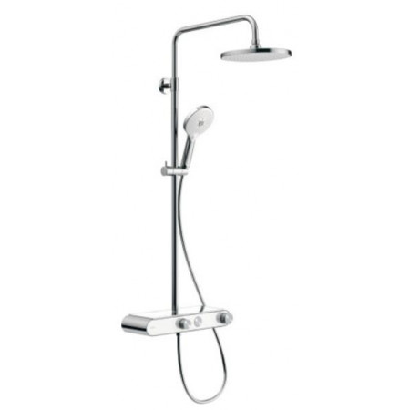 Duravit Shower Systems System prysznicowy Shelf 1050 Chrom|Biały błyszczący 400x524x940 mm - 903417_O1