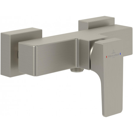 Villeroy & Boch Architectura Square bateria natryskowa Brushed Nickel Matt - 900607_O1