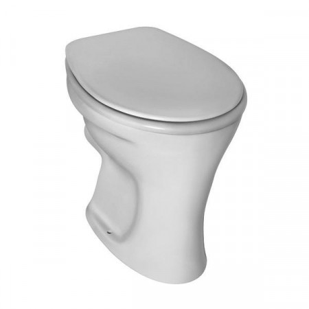 Ideal Standard Ecco/Eurovit miska WC stojaca z półką odpływ poziomy biała - 367847_O1