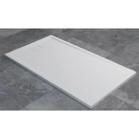 Sanswiss Livada brodzik 70x100 konglomeratowy biały Odpływ Krótki Bok - 862214_O1