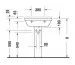 Duravit Starck 3 Umywalka wisząca 60x45 biała WonderGliss - 151926_T2