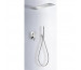 Tres Max kompletny zestaw prysznicowy podtynkowy deszczownica 160x550 mm chrom - 525551_O1