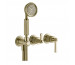 Gessi Venti20 bateria podtynkowa prysznicowa dwudrożna przełącznik odpływ wody uchwyt na słuchawkę prysznicową Brass Brushed PVD