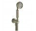Gessi Zestaw natryskowy z odpływem wody wężem elastycznym 1,50 m i słuchawką anticalc Finox Brushed Nickel