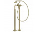 Gessi Venti20 bateria wannowa wolnostojąca z przełącznikiem automatycznym Brass Brushed PVD