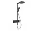 Hansgrohe Raindance Alive S Komplet prysznicowy termostat z deszczownicą 300 1jet Comfort Czarny Matowy