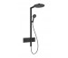 Hansgrohe Raindance Alive S Komplet prysznicowy 300 1jet EcoSmart z term. ShowerSelect Comfort Czarny Matowy