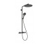 Hansgrohe Raindance Alive S Puro Komplet prysznicowy 300 1jet EcoSmart z term. Ecostat Element Czarny Chrom Szczotkowany