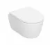 Geberit Zestaw wiszącej miski WC iCon, lejowa, krótka, ukryte mocowania, TurboFlush, z deską sedesową: T:49cm, w\o, Zawiasy wypina