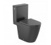 Roca Ona Miska Wc Do Kompaktu Rimless 67,5 cm Standard, O/Podwójny, Czarny Mat