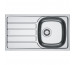 Franke Zlewozmywak wbudowywany stalowy Spark SKL 611-78/44 Stal szlachetna len