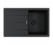 Zlewozmywak wbudowywany Fragranite Centro CNG 611-78 Onyx / Czarny odpływ