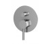 Kohlman Axel Brushed Nickel Podtynkowa bateria wannowo-prysznicowa z dwoma wyjściami