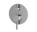 Kohlman Axel Brushed Nickel Podtynkowa bateria wannowo-prysznicowa z trzema wyjściami