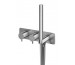 Kohlman Axel Brushed Nickel Podtynkowa bateria wannowa