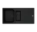 Franke Zlewozmywak wbudowywany Fragranit Urban UBG 651-100 Czarny mat / Czarny odpływ - 898589_O1