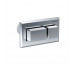 Geberit Pneumatyczny przycisk uruchamiający WC , kształt geometryczny, podtynkowy, dwudzielny, wypukły, Sigma 12cm, chrom - 818711_O1