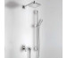 Tres Loft-Tres kompletny zestaw prysznicowy podtynkowy deszczownica 220x220 mm chrom - 449256_A1
