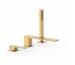 Tres Slim Exclusive Bateria wannowa trzyotworowa Matowe złoto 24K - 824465_O1