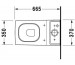 Duravit 2nd floor Miska toaletowa stojąca 37x66,5 biała WonderGliss - 153975_T1