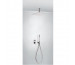 Tres Project kompletny zestaw prysznicowy podtynkowy deszczownica 300x300 mm chrom - 757265_O1