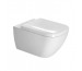 Duravit Happy D.2 Zestaw Miska WC wisząca 54x36,5 cm bezrantowa Rimless z deską wolnoopadającą biała (2222090000+0064590000) - 528295_O1