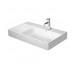 Duravit DuraSquare Umywalka meblowa asymetryczna 80x47 cm WonderGliss biały - 841211_O1