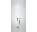 Tres Mono-Clasic kompletny zestaw wannowo-prysznicowy podtynkowy termostatyczny z zestawem punktowym wylewka Mosiądz Antyczny - 743757_O1